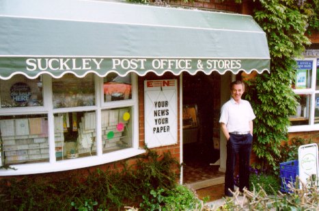Brian Harvey at Suckley Post Office